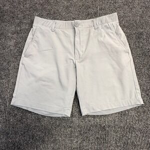 Under Armour Drive Golf Shorts Mens 36 Gray Performance Flat Front 1358785